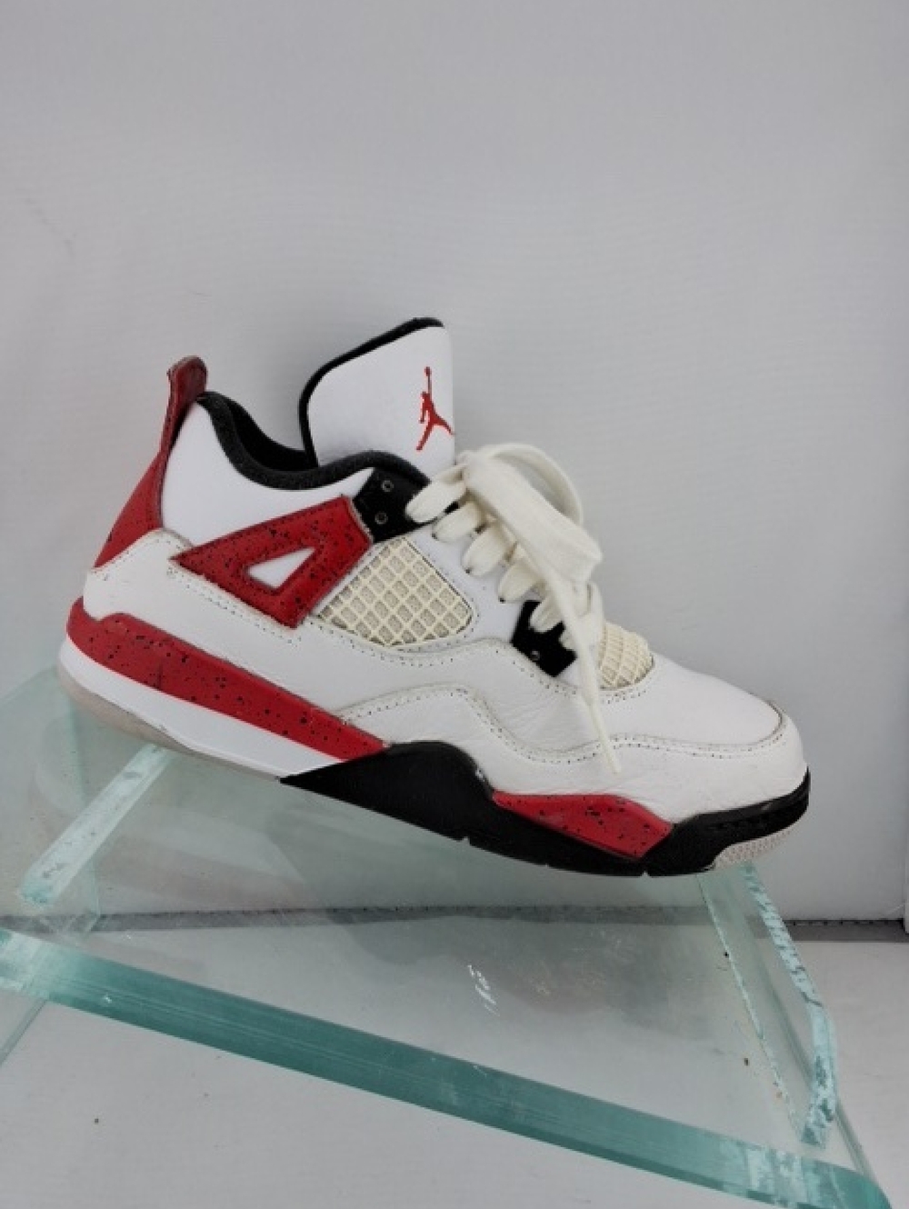 Jordan Kids' White, Red & Black Retro Basketball Sneakers